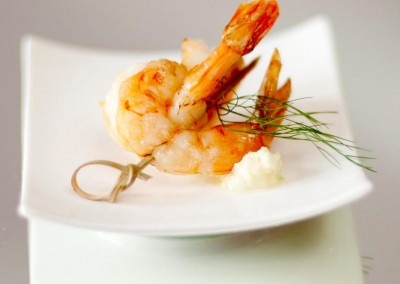 Sanchez Shrimp Appetizer from MI CORAZON Catering
