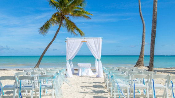 Tropical Beach Ceremony - Destination Wedding