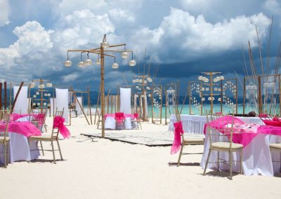 Destination Wedding Dinner at the Beach